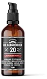 G-20 Bartöl 100ml Rosmarinöl Minzöl Bartwachstumsöl mit Brennnesselöl, Schachtelhalmöl, Salbeiöl, Lorbeeröl, Rizinusöl, Argan, Jojoba, Vitamin E und mehr, Originalserum für einen langen u. dicken Bart