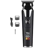 Haarschneider – Kabelloser Elektrischer Bartschneider | Elektrisches Pflegegerät Mit Intelligentem Digitaldisplay | Für Familien Haushalt Haarschnitt Männer Kinder Zuhause Salon