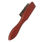 SEWACC Vintage Bartbürste für Männer mit Nylonborsten Ergonomischem Griff und Multifunktionaler Reinigung für Bart und Haare