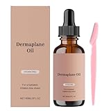 Dermaplaning öl – Glättendes Rasieröl Für Gesicht & Körper Mit Vitamin C – Hautberuhigend & Pflegend – 60ml Für Eine Sanfte & Gründliche Rasur Removal Oil