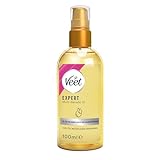 Veet Expert Multi-Benefit Öl - 100% natürlichen Ursprungs mit Vitaminen & Omega 3 - Körperöl für die Rasur & nach der Haarentfernung - Feuchtigkeitsspendendes Rasieröl für Körper & Gesicht, 100 ml