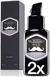 Doppelpack Bartöl - Mr. Burton´s Beard Oil - classic - Made in Germany - 2x50ml Bart Öl für die Bartpflege - mit Arganöl Tierversuchsfrei und vegan