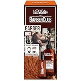 L'Oréal Men Expert Bartpflege-Set für Männer, Geschenkset mit Bartshampoo und Bartöl, Geschenk für Herren mit Zedernholzöl, Barber Club, 1 x 200 ml, 1 x 30 ml