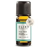 ELIXR - BIO Teebaumöl - Bekämpfung von Hautunreinheiten, Pickel & Akne - 100% naturreines ätherisches Öl aus Blättern vom Teebaum - Tea tree oil - Naturkosmetik aus Deutschland - 10 ml