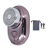 BRRNOO Kompakter Reise-Bartschneider, über USB Wiederaufladbarer Tragbarer Mini-Elektroschneider mit Integriertem Akku für die Pflege von Männern, Effiziente und Gründliche Rasur