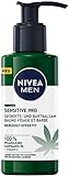 NIVEA MEN Sensitive Pro Gesichts- und Bartbalsam (150 ml), feuchtigkeitsspendende Creme mit Hanfsamenöl & Vitamin E, beruhigender, leichter Balsam für Bartträger