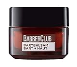 L'Oréal Men Expert Barber Club Bartbalsam Bart + Haut, der Bartbalm mit ätherischem Zedernholz pflegt den Bart & das Gesicht und sorgt für einen volleren Bart (1 x 50ml)