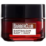 L'Oréal Men Expert Bartbalsam Bart + Haut für Männer, Unterstützung beim gesunden Bartwachstum, Bartpflege für Herren mit ätherischem Zedernholzöl, Barber Club, 1 x 50 ml