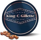 King C. Gillette Bartbalsam mit Sheabutter, Arganöl, und Kakaobutter für ideale Bartpflege, Beard Balm, Geschenk Männer, 100 ml