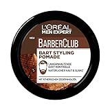 L'Oréal Paris Men Expert Bart Pomade und Haarwachs, Natürliches Finish, Barber Club Bart & Haar Styling Pomade, 1 x 75 ml