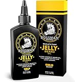 Bossman Brands JELLY Beard Oil, First of its Kind, 2 in 1 moisturizing, taming and strengthening 4oz (Gold Scent) by Bossman Brands