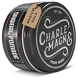 Charlemagne Original Pomade Herren - 100 ml, Mittlerer Halt - Wasserbasierte Pomade - Flexibles Styling - Leicht Auswaschbar - Haarwachs wasserbasiert - Haargel Alternative - Made in Germany