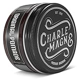 Charlemagne Original Pomade Herren - 100 ml, Starker Halt, Kirsch-Oud - Wasserbasierte Barbershop Haarpomade Herren - Haarstyling Creme, edler Duft & Glanz - Made in Germany