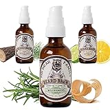 Mr Bear Family Bartöl Herren - Wilderness - pflegt und unterstützt Bart Wachstum - nährreiches Bartpflege Öl mit Jojoba und Argan Öl - Bart Öl Man - Moisturizer Beard Oil for Men 60ml