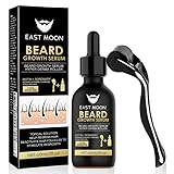 60ml Bartöl Enthält Bartroller, Bartbalsam Bartpflege Set für Männer, Bartöl für Männer,Bart Wachstum Pflege, Pflegeset für Herren, Männergeschenke geburtstagsgeschenk